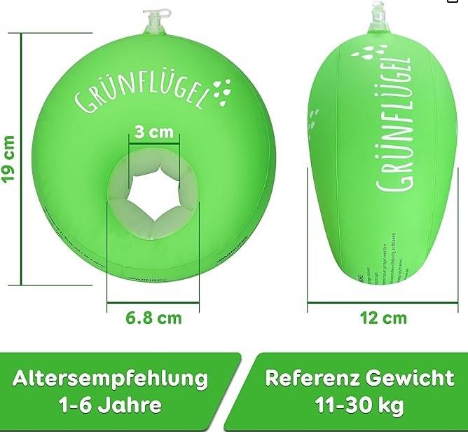 Actual product image Swim & Fun BIO-TPU water wings oval