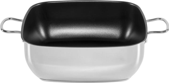 Actual product image Fissler Secural® Roaster 28cm square with glass (21.50 cm, Casserole + Stewpot, Stainless steel)