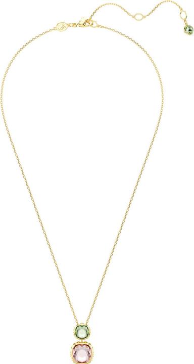 Produktbild Swarovski Chroma Halskette Kissenschliff Mehrfarbig Gold (Swarovski Metall)