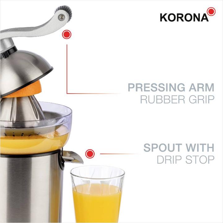 Actual product image Korona Electric citrus juicer with pressing arm