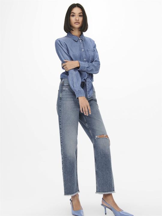 Image du produit JdY Chemise en jean avec détails de noeuds (34)