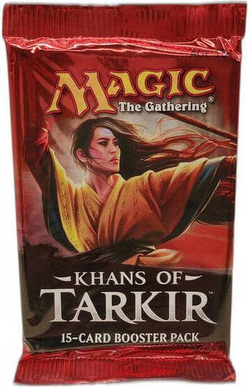 Actual product image Magic the Gathering Khans Of Tarkir Booster Single - English (English, Booster Pack)