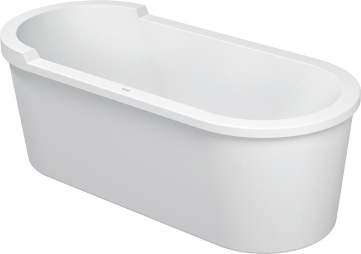 Duravit Oval bathtub STARCK 180x80 free-standing 2 back slopes white (170 l, 180 cm, 80 cm)
