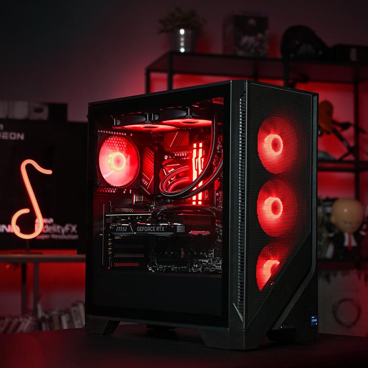 Actual product image Action .Actina Gaming GameOn (Intel Core i5-14600KF, 32 GB, 1000 GB, GeForce RTX 4070 Ti Super)