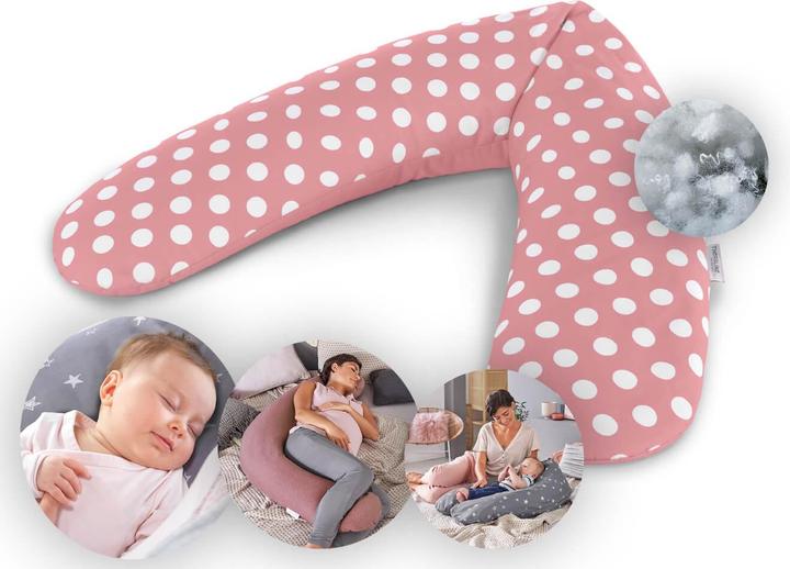Actual product image Theraline Nursing pillow "The Original" with polyester hollow fibre filling incl. cover 190 cm (190 cm)