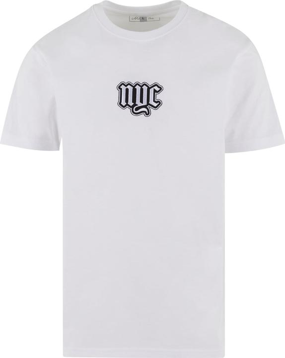 Produktbild Mister Tee MisterTee NYC Old English Wording Patch Tee - 179695 (4XL)