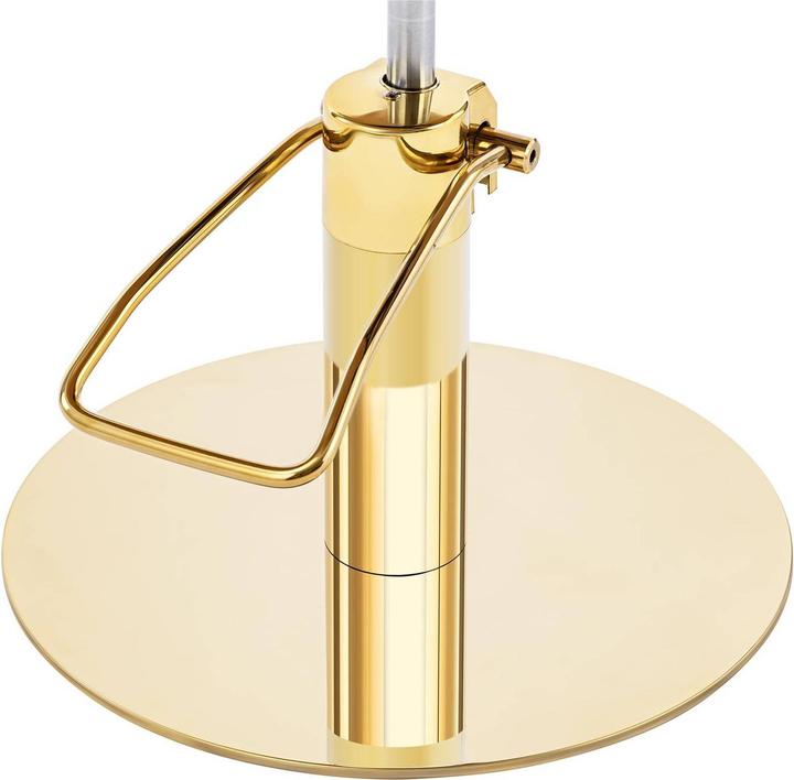 Produktbild Physa Friseurstuhl Fussstütze höhenverstellbar Barber-Stuhl 200 kg Winsford Creme&Gold