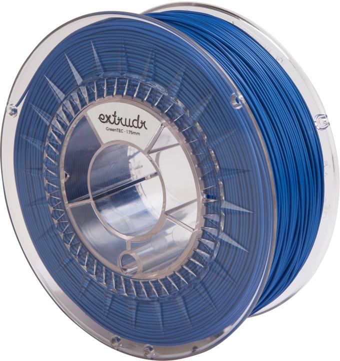 Produktbild Extrudr Filament Green-TEC Blau 1.75mm 1.1Kg (bioTEC, 1.75 mm, 1000 g, Blau)
