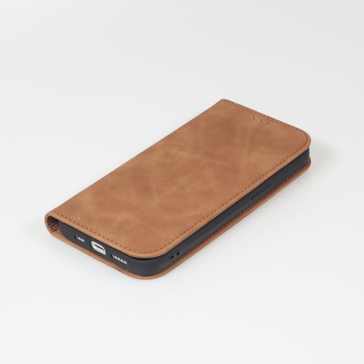 Produktbild PhoneLook Leder Tasche Flip Wallet vintage mit Magnetverschluss und Kartenhalter (Apple iPhone 13)