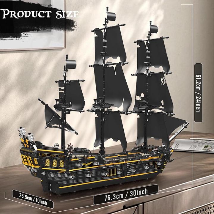 Actual product image Mould King Pirate ship