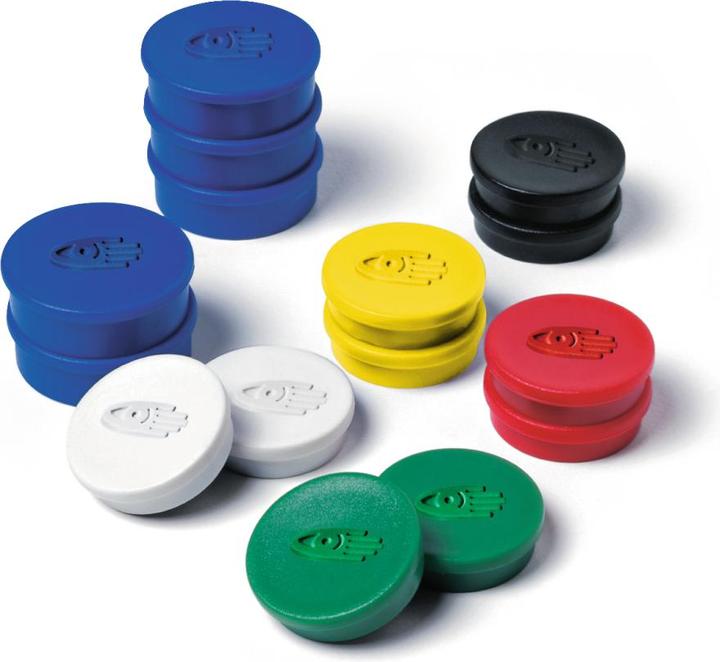 Produktbild Legamaster Haftmagnete 30mm blau (10 x)