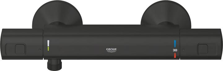 Productafbeelding Grohe Precision Start QuickFix thermostatische kraan voor douche, mat zwart