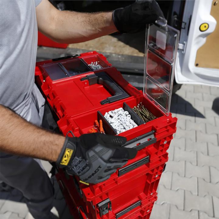 Immagine prodotto Tool Brothers Toolbrothers RHINO PRIME Cassetta degli attrezzi 150 Profi RED ULTRA HD Personalizzata impilabile
