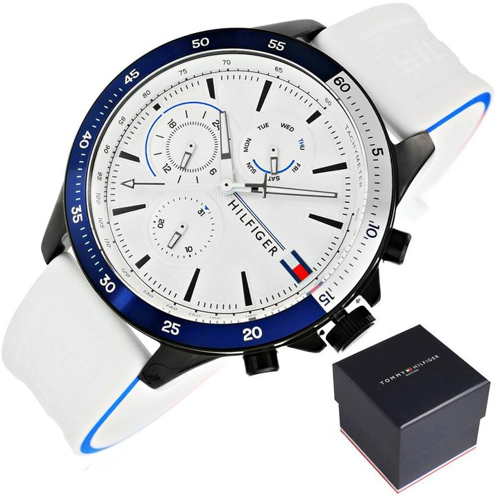 Immagine prodotto Tommy Hilfiger Banca (Orologio da polso analogico, 46 mm)
