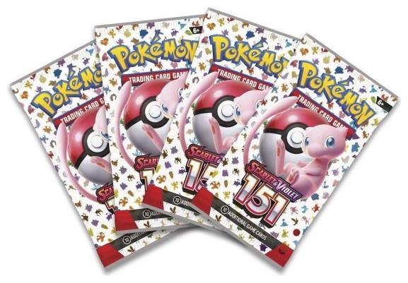 Actual product image Pokémon Scarlet & Violet - 151 (English, Booster Pack)