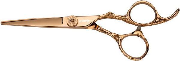 Actual product image E-kwip Hair Scissors Flower Rose Gold (13.97 cm)