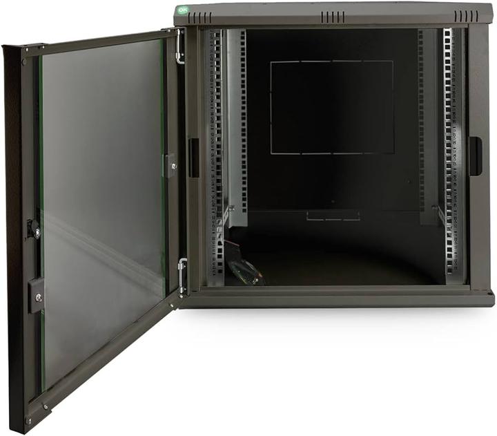 Produktbild Digitus 10" 12HE Wandgehäuse, SOHO PRO 591 x 316 x 298 mm, schwarz (12 HE, 10 Zoll Rack)