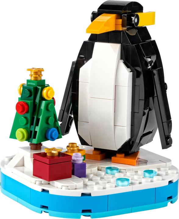 Actual product image LEGO Christmas penguin (40498, LEGO Icons, LEGO Rare Sets)