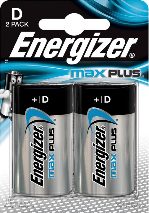 Image du produit Energizer Max Plus Alkaline (2 pcs, D, 16500 mAh)