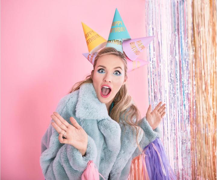 Actual product image Partydeco Happy Birthday Party Hats