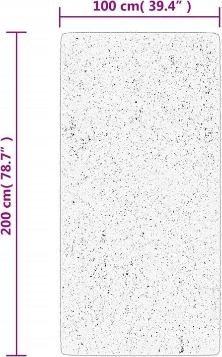 Produktbild VidaXL Teppich Shaggy Hochflor Modern (200 x 100 cm)