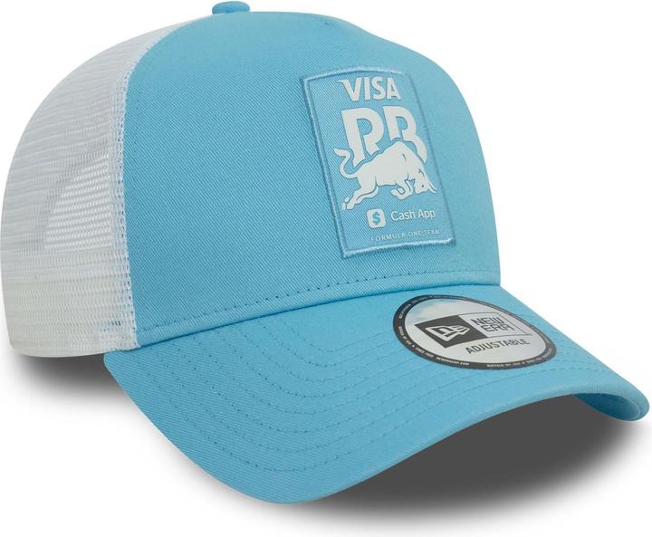 Actual product image New Era A-Frame Snapback Trucker Cap - Racing Bulls sky blue