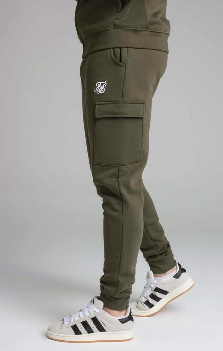 Immagine prodotto Siksilk Pantaloni della tuta Khaki Essential Cargo Jogger (L)