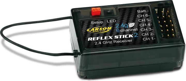 Actual product image Carson 6-channel receiver model sports