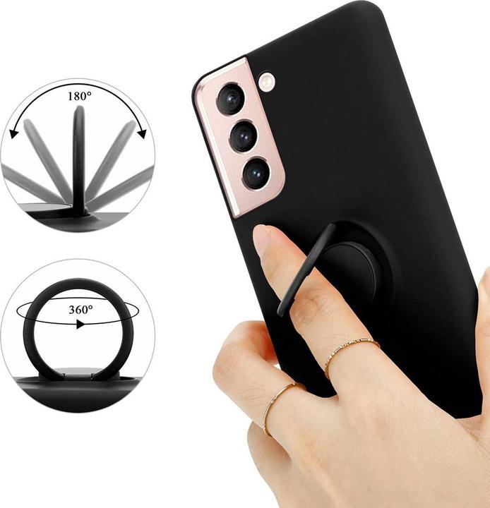 Actual product image Cadorabo TPU Liquid Ring Silicone Case Cover (Samsung Galaxy S21 5G)