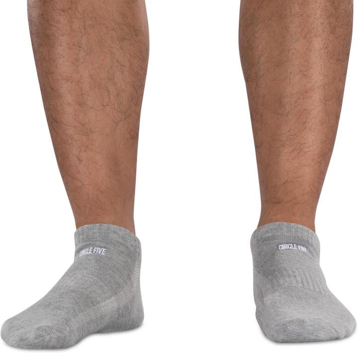 Actual product image Circle Five 6 pairs of sneaker socks with silicone grip (pack of 6, 43 - 46)