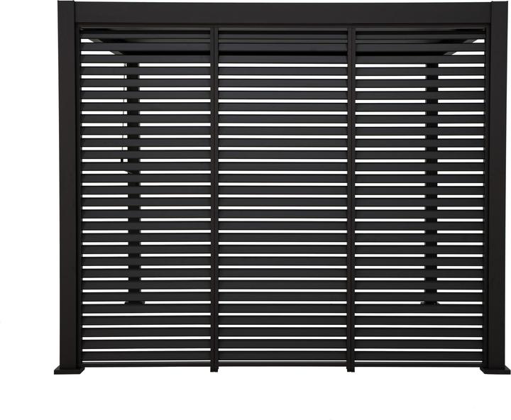 Produktbild Leco Wand 93 cm zur Lamellenpergola DELUXE anthrazit (93 cm, 93 cm)