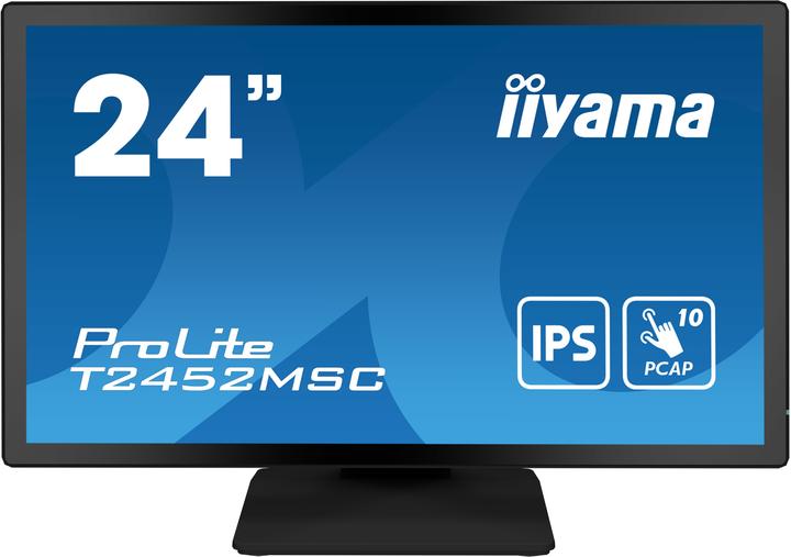 Immagine prodotto iiyama TFT T2452MSC 60,5 cm IPS TOUCH 24"/1920x1080/HDMI/DP/2xUSB (1920 x 1080 pixel, 23.80")