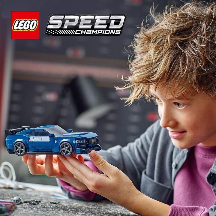 Actual product image LEGO Ford Mustang Dark Horse sports car (76920, LEGO Speed Champions)