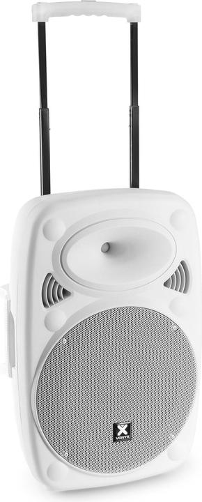Actual product image Vonyx geluidsinstallatie - Verve46 - Bluetooth speaker met twee draadloze microfoons - 1000W - Wit (Active, 1x 1000 W)