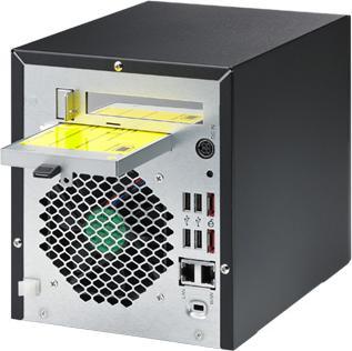 Produktbild Thecus N4200 Pro, Atom DualCore NAS, 4x SATA, mit Mini-USV