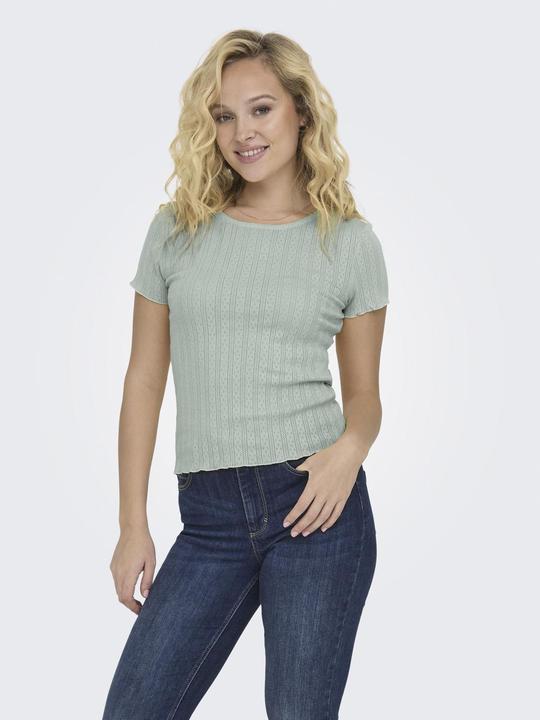 Actual product image Only Tight fit round neck top T-shirt (XS)