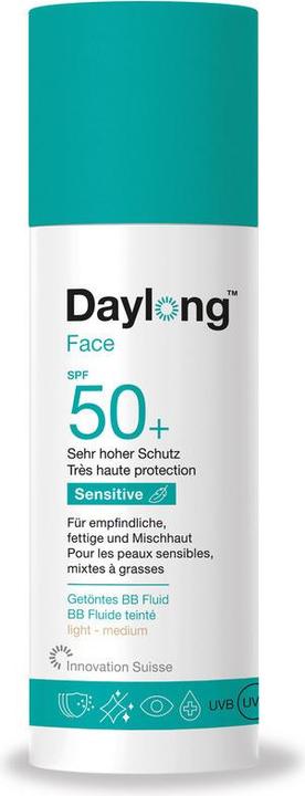 Actual product image Daylong Sensitive Face Fluid SPF 50+ (Sun cream face, SPF 50+, 50 ml, 97 g)