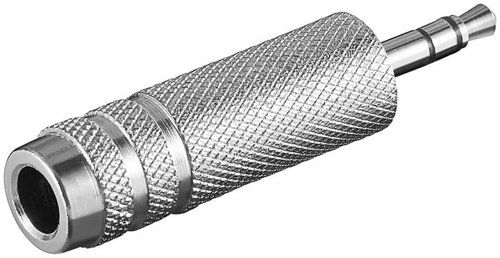 Immagine prodotto Goobay Adattatore per cuffie AUX, jack da 3,5 mm a 6,35 mm (Adattatore angolare)