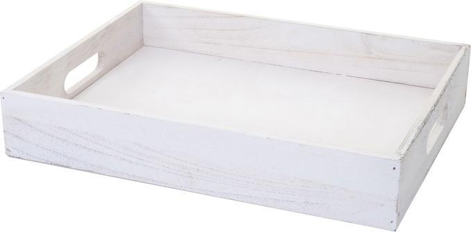 Image du produit Swisshandel24 Lot de 6 boîtes en bois HWC-C20, boîte de rangement déco en bois, look shabby vintage blanc shabby
