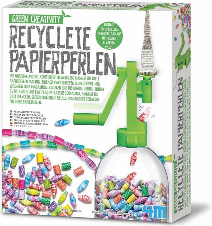 Produktbild 4M Recyclete Papierperlen - Green Creativity
