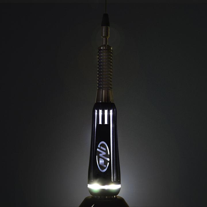 Actual product image PNI CB antenna package Led 2000, length 90 cm and magnetic base 145/PL