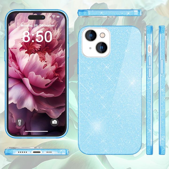 Immagine prodotto Nalia Copertina glitterata (Apple iPhone 15)