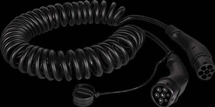 Immagine prodotto Harting Cavo di ricarica a spirale per auto elettriche 5m (Tipo 2, 22 kW, 32 A, 5 m)