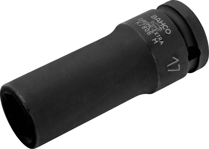 Actual product image Bahco 1/2" Power socket spanner bit, long, hexagonal, 24 mm, phosphated (24 mm)