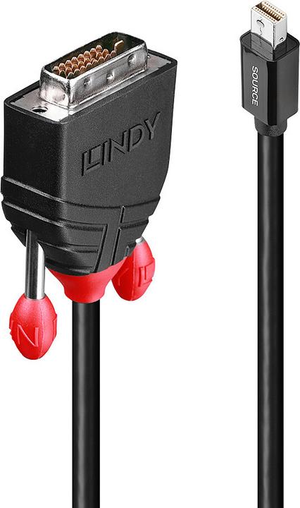 Actual product image Lindy Mini DisplayPort — DVI (2 m, DVI, DisplayPort)