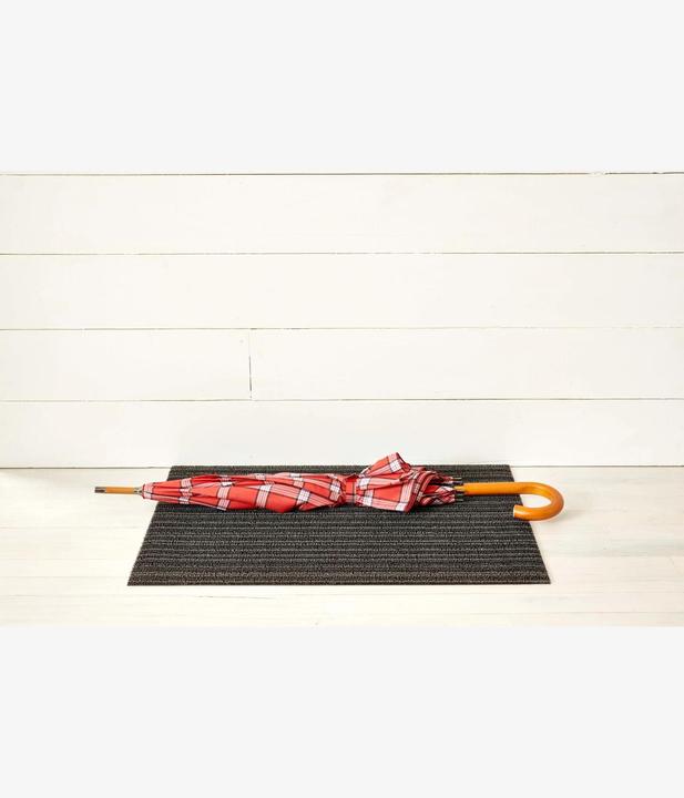 Actual product image Chilewich Doormat Skinny Stripe Steel 61 cm x 91 cm (61 x 91 cm)