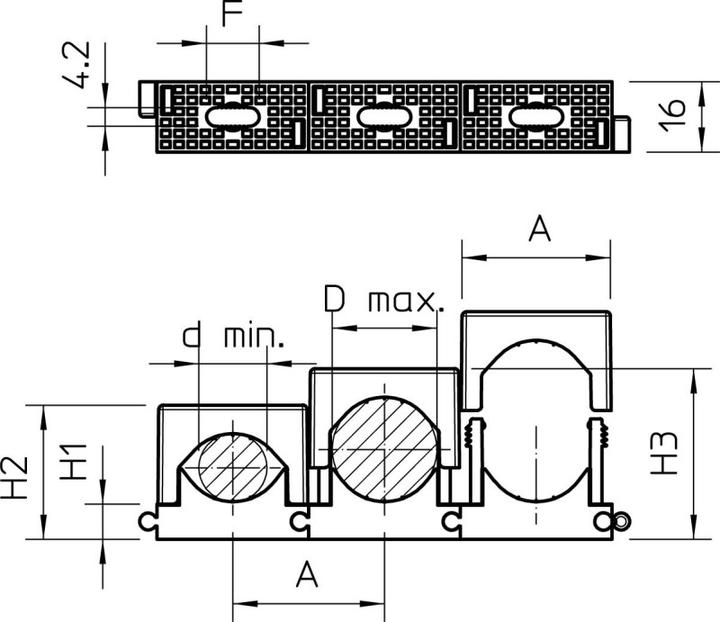Productafbeelding OBO Bettermann Vertr-serie drukklem Iso gr 2037 12-20 LGR