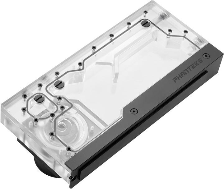 Produktbild Phanteks R260C Reservoir - transparente Acryl-Backplate, D5, DRGB-LED - Schwarz