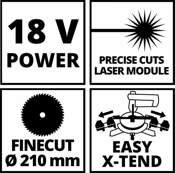 Produktbild Einhell TE-MS 18/210 Li-Solo