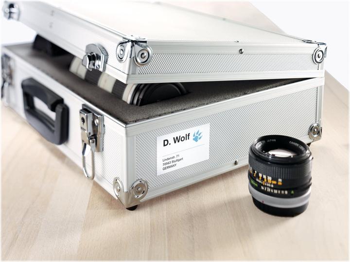 Actual product image Herma Power labels A4
